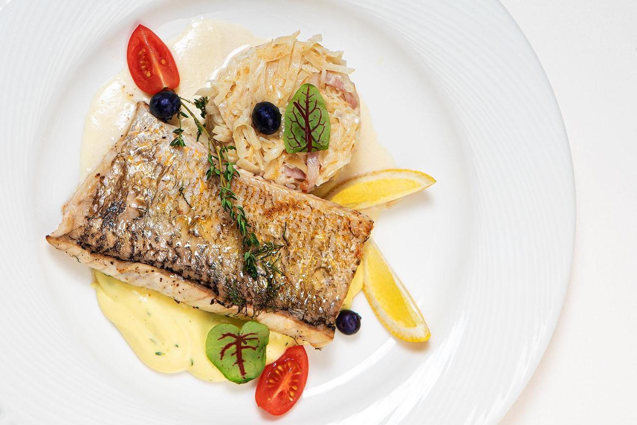 Boutique Odyseja & Spa Ciechocinek Exterior photo A prepared dish of Arctic char